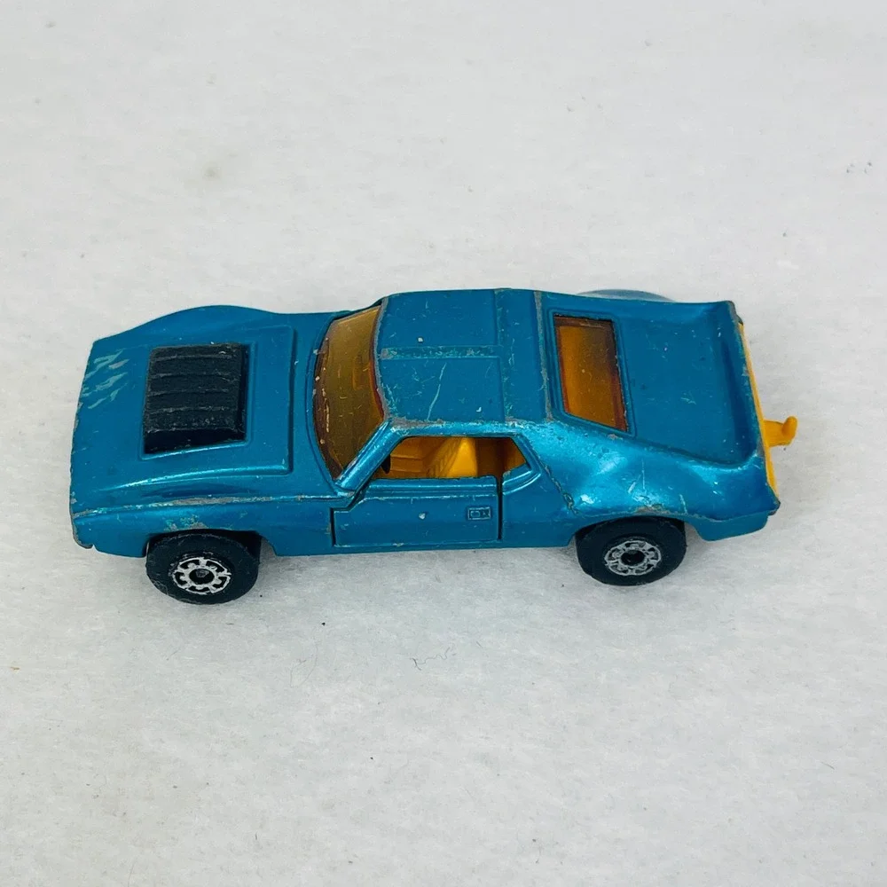 Vintage Matchbox Superfast No 9 AMX Javelin Blue 1972 Lesney Made in England